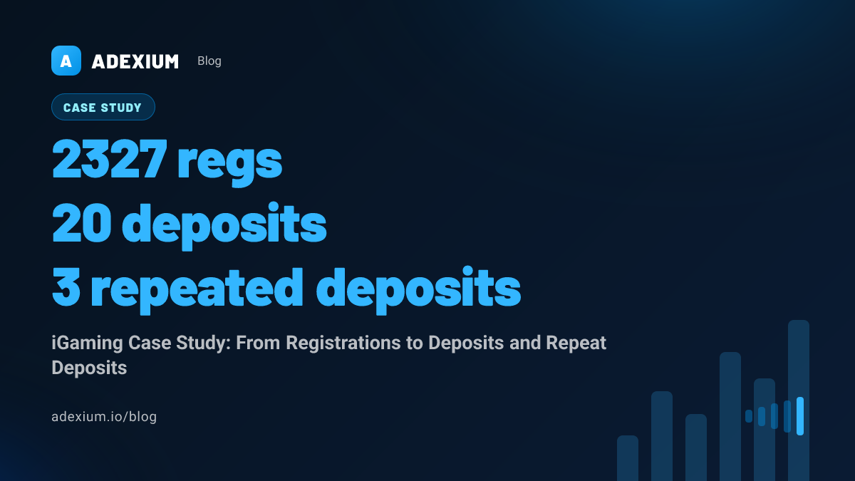 iGaming Case Study: From Registrations to Deposits and Repeat Deposits