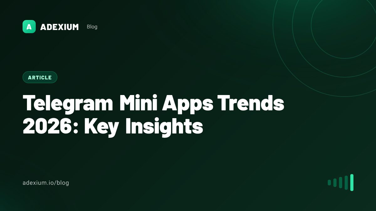 Telegram Mini Apps Trends 2026: Key Insights